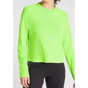 Women's Athleta Cropped Seamless Turbo Athletic Sweatshirt M